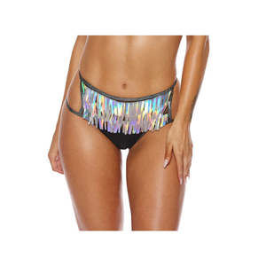 Panty with Strappy Sides & Fringe.